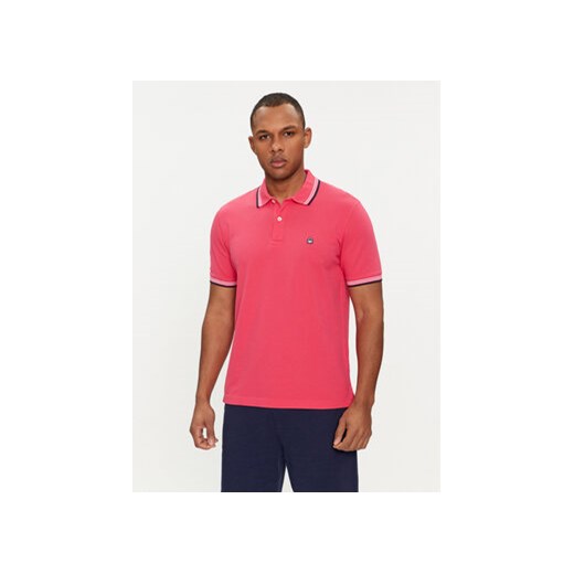 United Colors Of Benetton Polo 3WG9J3181 Różowy Regular Fit ze sklepu MODIVO w kategorii T-shirty męskie - zdjęcie 169657835