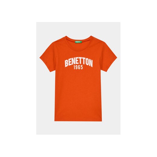 United Colors Of Benetton T-Shirt 3096C10H9 Czerwony Regular Fit ze sklepu MODIVO w kategorii T-shirty chłopięce - zdjęcie 169657918