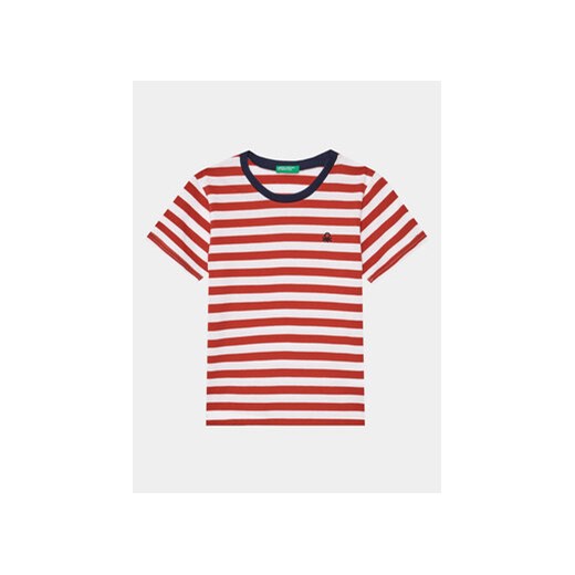 United Colors Of Benetton T-Shirt 3EJGG10CZ Czerwony Regular Fit ze sklepu MODIVO w kategorii T-shirty chłopięce - zdjęcie 169658076