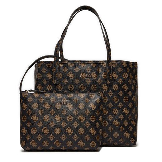 Torebka Guess HWPQ93 18280 BRO ze sklepu eobuwie.pl w kategorii Torby Shopper bag - zdjęcie 169658638