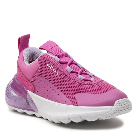 Geox buty sportowe dziecięce różowe bez zapięcia 