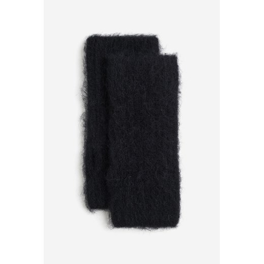 H & M - Mitenki z domieszką wełny alpaki - Czarny ze sklepu H&M w kategorii Rękawiczki damskie - zdjęcie 169674818