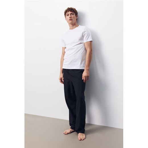 H & M - Spodnie piżamowe Regular Fit - Czarny ze sklepu H&M w kategorii Piżamy męskie - zdjęcie 169675009