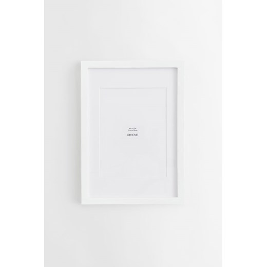 H & M - Drewniana ramka - Biały ze sklepu H&M w kategorii Ramki na zdjęcia - zdjęcie 169675297