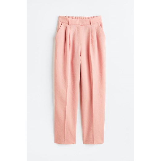 H & M - Spodnie do kostki - Różowy ze sklepu H&M w kategorii Spodnie damskie - zdjęcie 169675607