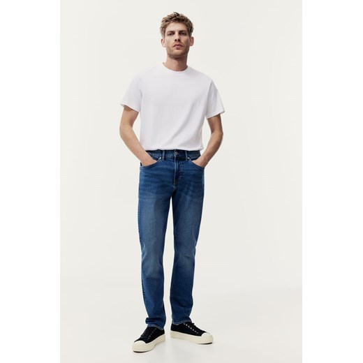 H & M - Slim Jeans - Niebieski H & M 29;32 H&M