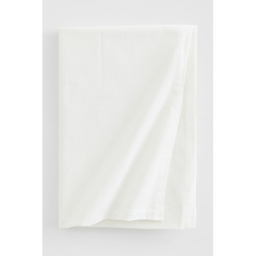 H & M - Bawełniany obrus - Biały ze sklepu H&M w kategorii Obrusy i bieżniki - zdjęcie 169675786