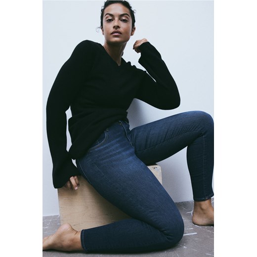 H & M - True To You Skinny Regular Ankle Jeans - Niebieski ze sklepu H&M w kategorii Jeansy damskie - zdjęcie 169676287