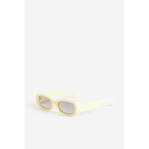 H & M - Prostokątne okulary przeciwsłoneczne - Żółty ze sklepu H&M w kategorii Okulary przeciwsłoneczne damskie - zdjęcie 169676425