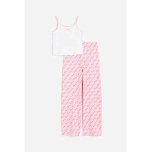 H & M - Piżama z nadrukiem motywu - Różowy ze sklepu H&M w kategorii Piżamy dziecięce - zdjęcie 169676578