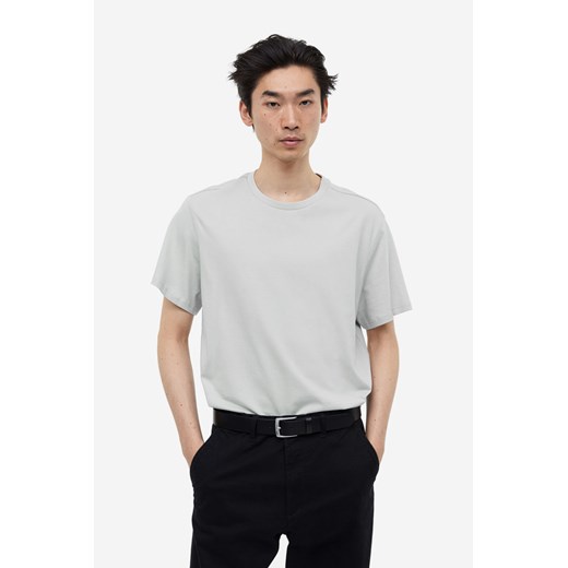 H & M - T-shirt Regular Fit - Szary ze sklepu H&M w kategorii T-shirty męskie - zdjęcie 169676795