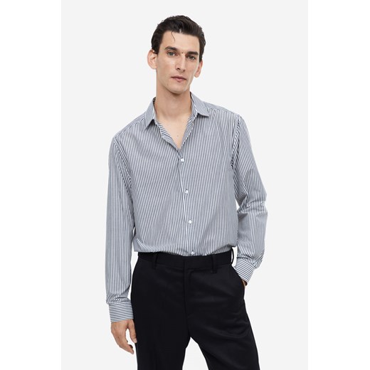 H & M - Koszula COOLMAX Regular Fit - Czarny ze sklepu H&M w kategorii Koszule męskie - zdjęcie 169676847