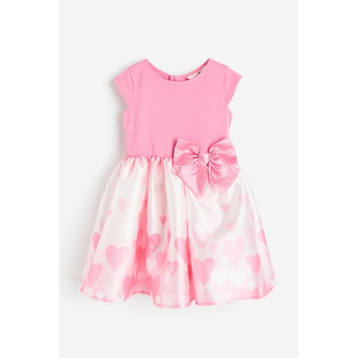 H & M - Sukienka z rozszerzanym dołem - Różowy ze sklepu H&M w kategorii Sukienki dziewczęce - zdjęcie 169677535