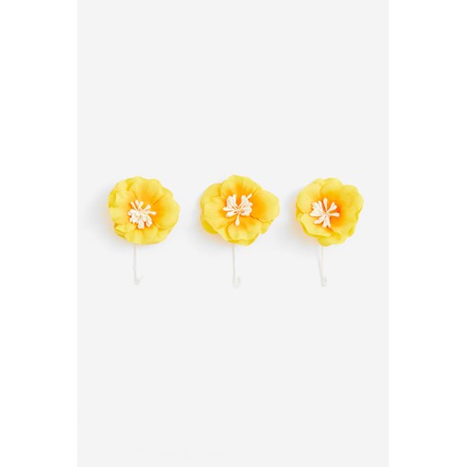 H & M - Kwiatowa ozdoba 3-pak - Żółty ze sklepu H&M w kategorii Dekoracje wielkanocne - zdjęcie 169677849