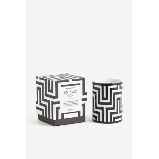 H & M - Świeca zapachowa w ceramicznym pojemniku - Czarny ze sklepu H&M w kategorii Świece i dyfuzory - zdjęcie 169677936
