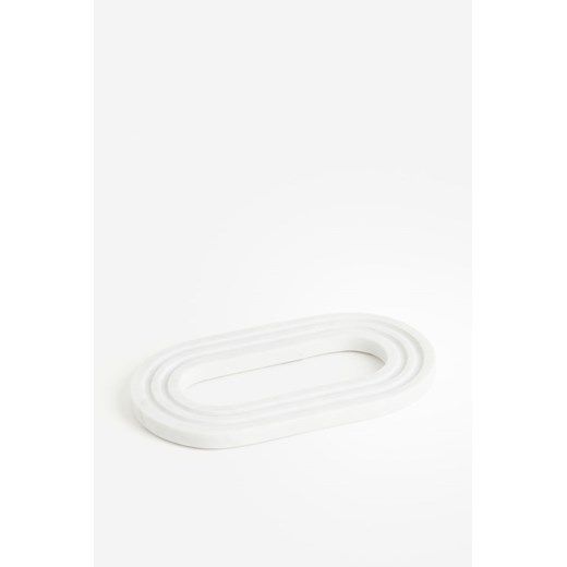 H & M - Marmurowa podkładka pod garnek - Biały ze sklepu H&M w kategorii Podkładki na stół - zdjęcie 169678159