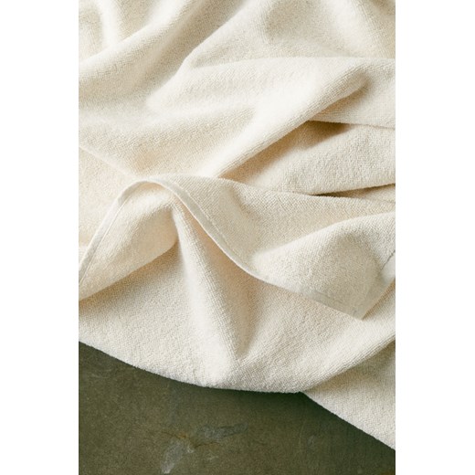 H & M - Duży ręcznik kąpielowy z frotte - Biały ze sklepu H&M w kategorii Ręczniki - zdjęcie 169678446