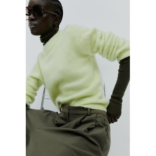 H & M - Sweter z domieszką moheru - Zielony H & M XS H&M