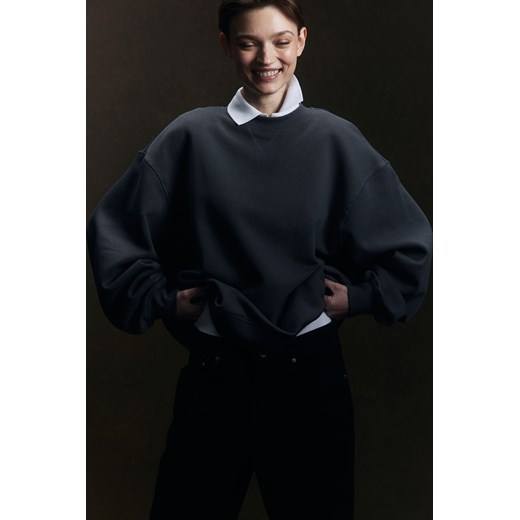 H & M - Bluza oversize - Szary ze sklepu H&M w kategorii Bluzy damskie - zdjęcie 169678578