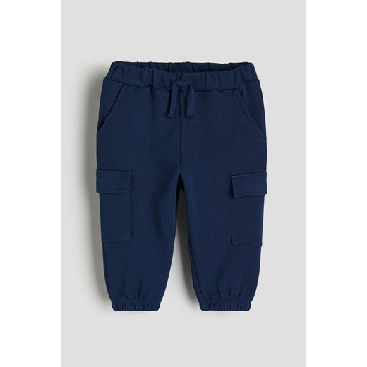 H & M - Joggersy cargo - Niebieski ze sklepu H&M w kategorii Spodnie i półśpiochy - zdjęcie 169678836