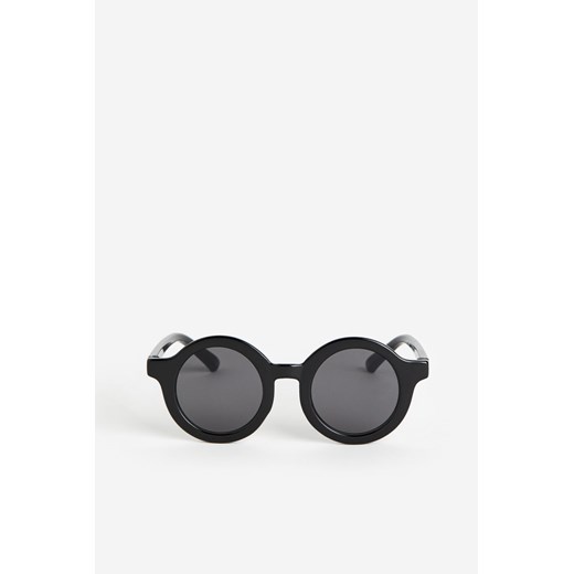 H & M - Okrągłe okulary przeciwsłoneczne - Czarny ze sklepu H&M w kategorii Okulary przeciwsłoneczne damskie - zdjęcie 169678897