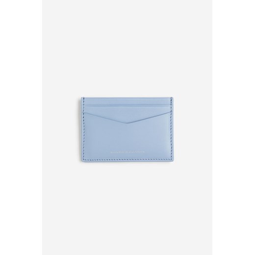 H & M - Skórzane etui na karty kredytowe - Niebieski H & M One Size H&M