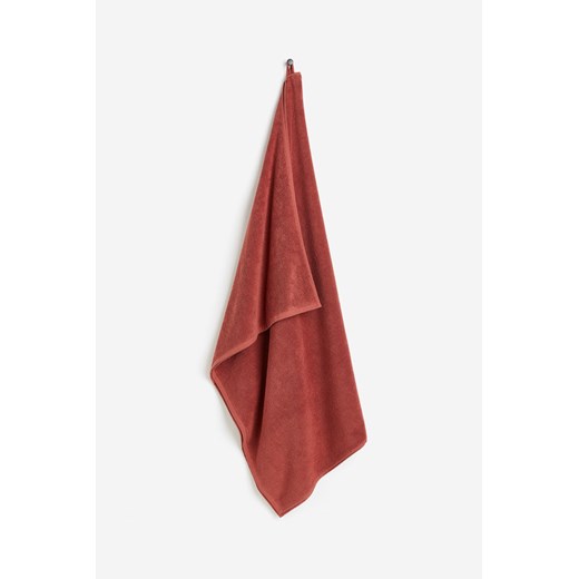 H & M - Duży ręcznik kąpielowy z frotte - Pomarańczowy ze sklepu H&M w kategorii Ręczniki - zdjęcie 169679105