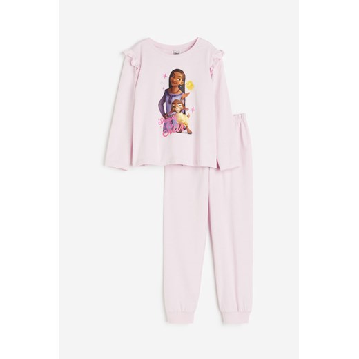 H & M - Dżersejowa piżama - Fioletowy ze sklepu H&M w kategorii Piżamy dziecięce - zdjęcie 169679169