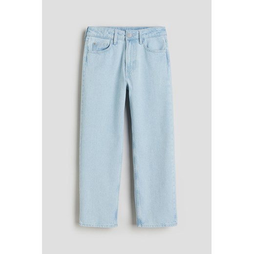 H & M - Loose Fit Jeans - Niebieski H & M 164 (13-14Y) H&M
