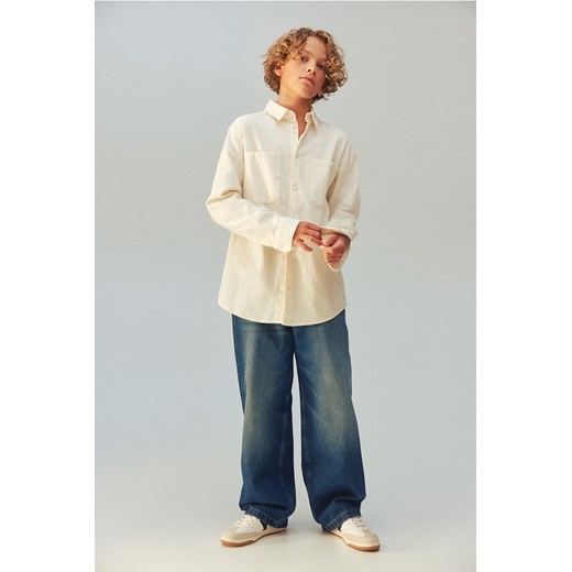 H & M - Comfort Stretch Baggy Fit Jeans - Niebieski ze sklepu H&M w kategorii Spodnie chłopięce - zdjęcie 169679439