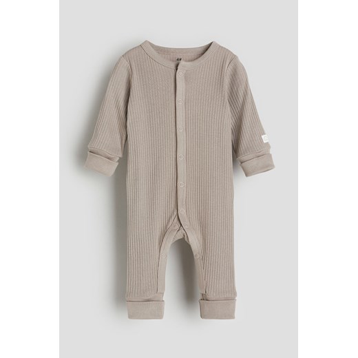 H & M - Kombinezon z regulacją rozmiaru - Brązowy ze sklepu H&M w kategorii Odzież dla niemowląt - zdjęcie 169679619