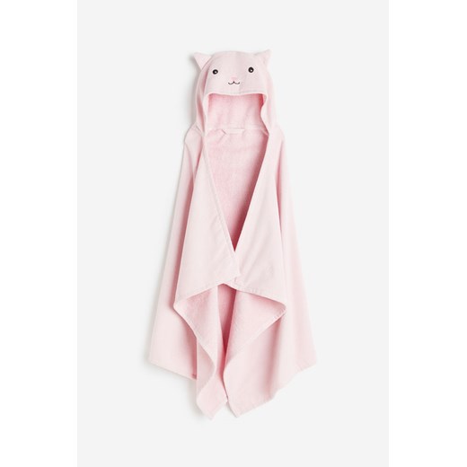 H & M - Ręcznik kąpielowy z kapturem - Różowy H & M 70x130 H&M