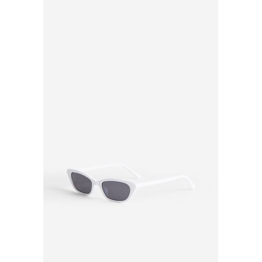 H & M - Okulary przeciwsłoneczne typu „kocie oczy" - Biały H & M One Size H&M
