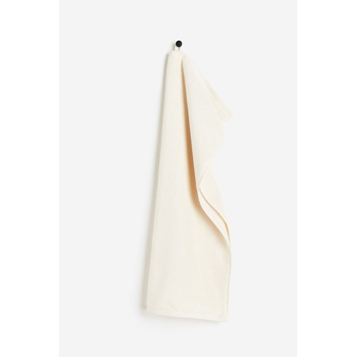 H & M - Ręcznik z bawełnianej frotte - Biały ze sklepu H&M w kategorii Ręczniki - zdjęcie 169679899