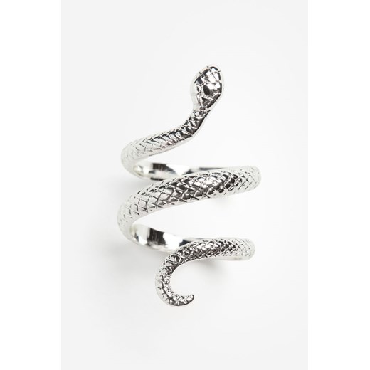 H & M - Pierścionek wąż - Srebrny H & M S H&M