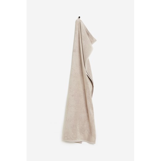 H & M - Duży ręcznik kąpielowy z frotte - Brązowy ze sklepu H&M w kategorii Ręczniki - zdjęcie 169679998