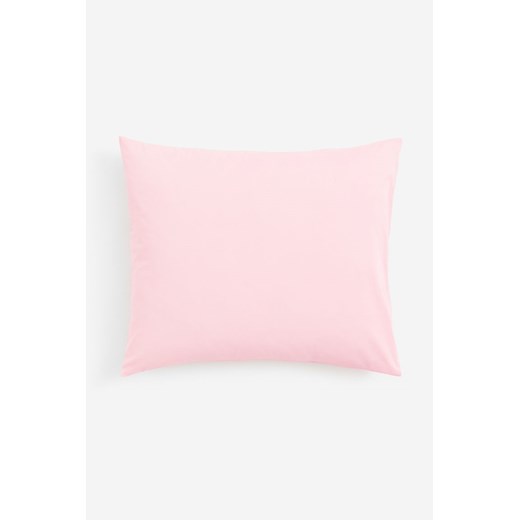 H & M - Poszewka na poduszkę z bawełny - Różowy ze sklepu H&M w kategorii Poszewki na poduszki - zdjęcie 169680436