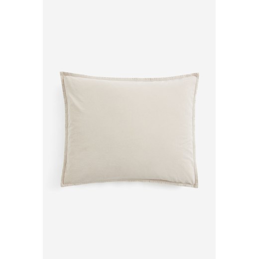 H & M - Bawełniana poszewka na poduszkę - Beżowy ze sklepu H&M w kategorii Poszewki na poduszki - zdjęcie 169680478