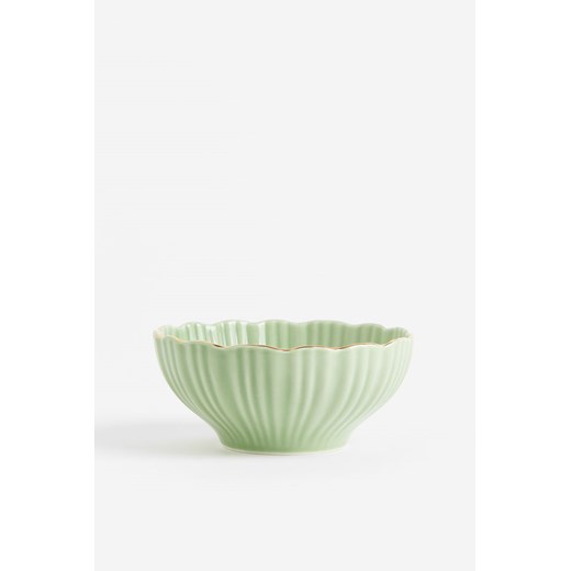 H & M - Porcelanowa salaterka - Zielony ze sklepu H&M w kategorii Miski - zdjęcie 169680497