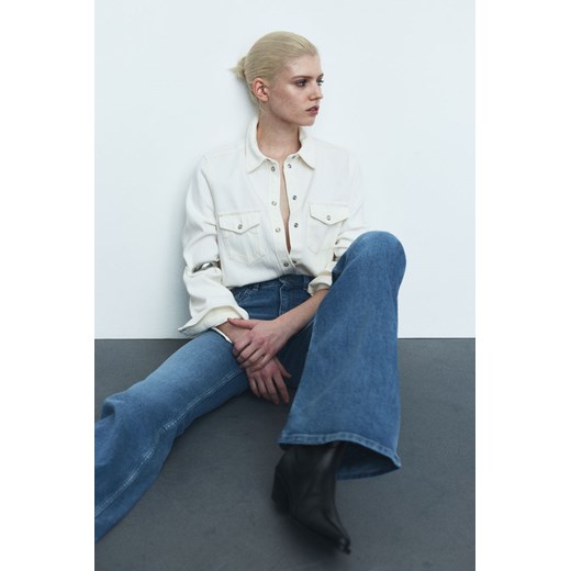 H & M - Flared High Jeans - Niebieski H & M 40 H&M