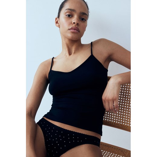 H & M - Figi brazilian z dżerseju - Czarny ze sklepu H&M w kategorii Majtki damskie - zdjęcie 169681196