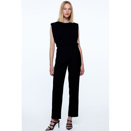 H & M - Zwężane spodnie - Czarny ze sklepu H&M w kategorii Spodnie damskie - zdjęcie 169681205
