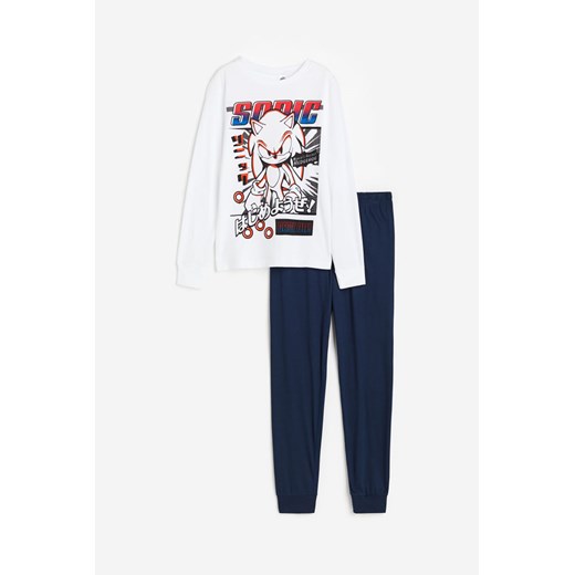 H & M - Dżersejowa piżama - Biały ze sklepu H&M w kategorii Piżamy dziecięce - zdjęcie 169681207