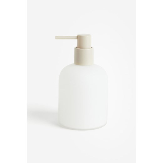 H & M - Szklany dozownik do mydła - Biały ze sklepu H&M w kategorii Dozowniki do mydła - zdjęcie 169681698