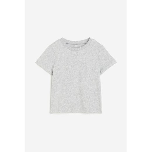 T-shirt chłopięce szary H & M z bawełny 