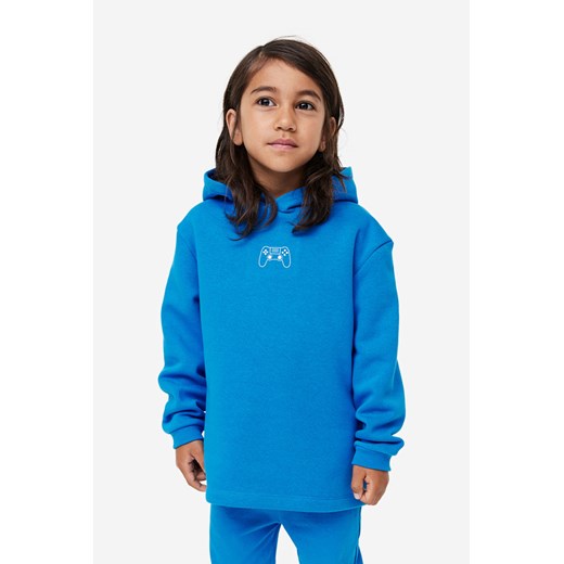 H & M - Bluza z kapturem - Niebieski ze sklepu H&M w kategorii Bluzy dziewczęce - zdjęcie 169682385