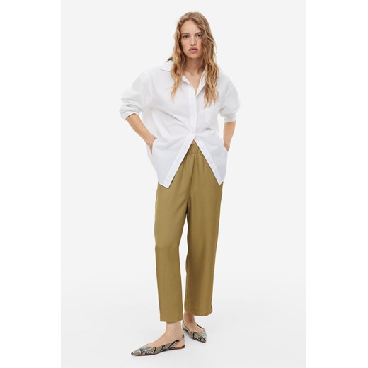 H & M - Spodnie culottes - Zielony H & M L H&M