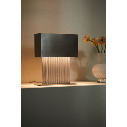 H & M - Metalowa lampa stołowa - Szary H & M One Size H&M