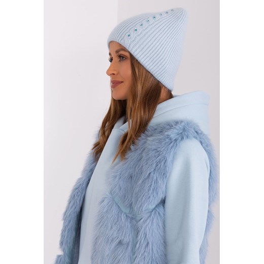 Damska czapka zimowa jasny niebieski one size wyprzedaż 5.10.15