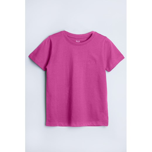 T-shirt z miękkiej dzianiny w kolorze magenta - Limited Edition ze sklepu 5.10.15 w kategorii Bluzki dziewczęce - zdjęcie 169684676